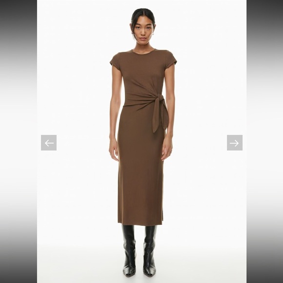 Aritzia Wilfred Fortune Maxi lilac dress size Medium - Picture 4 of 9